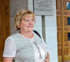 Светлана Пеунова после регистрации