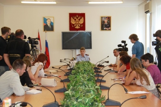 Антон Полыгалов на встрече с журналистами