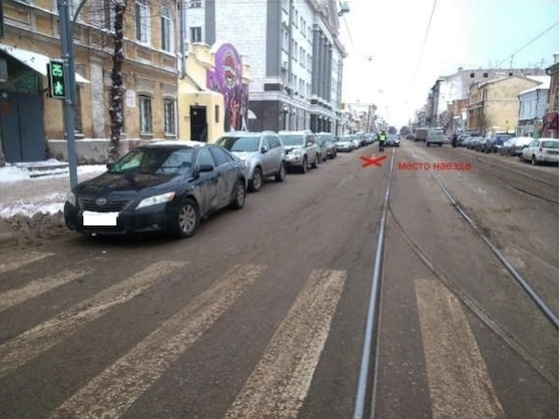 "Тойота" сбила женщину в Самарском районе