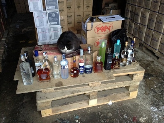 Более 10 тысяч бутылок водки обнаружено на складе, Сызрань