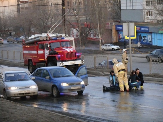 Полицейская на "Калине" сбила пенсионера, Тольятти