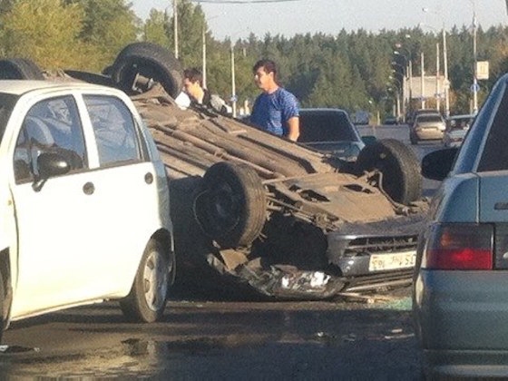 "Перевертыш" на Газонаполнительной в Тольятти