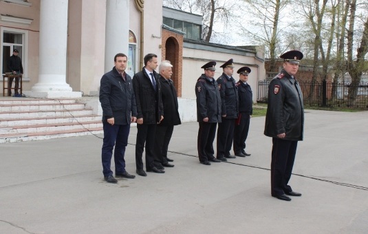 На строевом смотре тольяттинской полиции