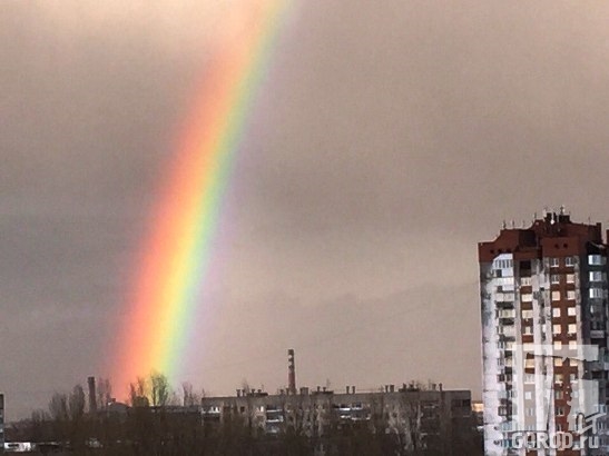 Радуга в Тольятти, 1 апреля 2016 г.  