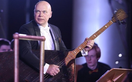 Михаил Дзюдзе - выдающийся исполнитель на балалайке-контрабасе