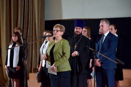 На открытии Филармонии православного института 