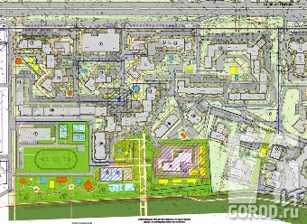 План застройки 17а квартала тольятти
