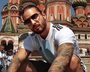 Певец Maluma в Москве  