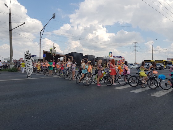 Участницы "Велодевичника" в Тольятти