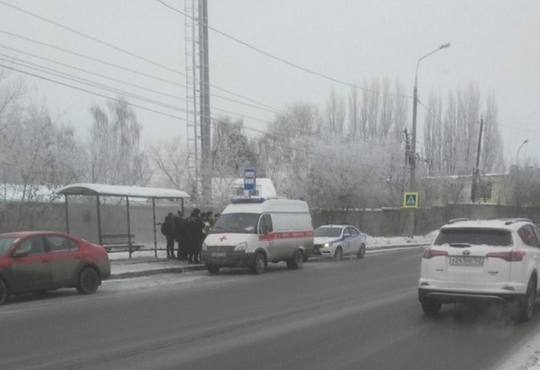 Скорая помощь на месте аварии