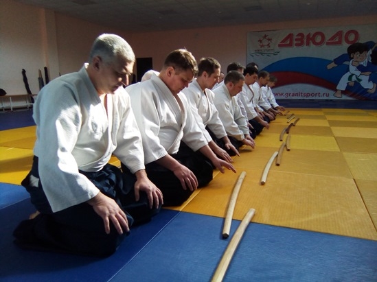 На обучающем семинаре по айкидо в Тольятти