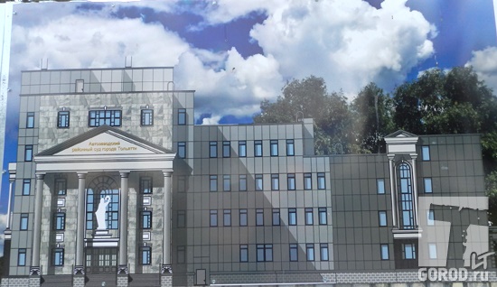 Эскиз обновленного здания суда