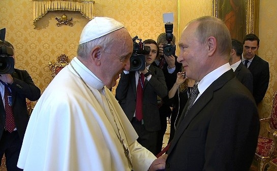 Владимир Путин прибыл в Ватикан 