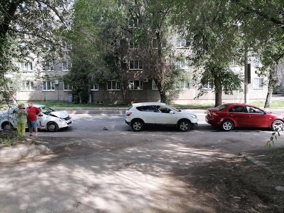 ДТП на ул. Белорусская в Самаре, 6 июля