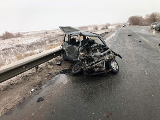 Водитель "Оки" скончался на месте аварии