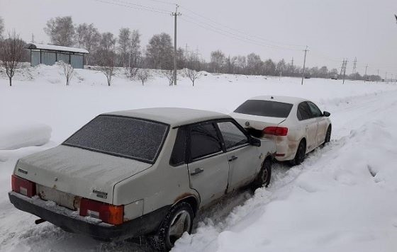 ДТП на Обводном шоссе в Тольятти, 6 февраля