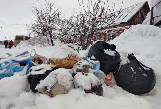 В частном секторе Центрального района Тольятти 