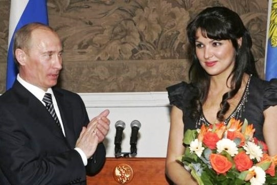 Владимир Путин и Анна Нетребко