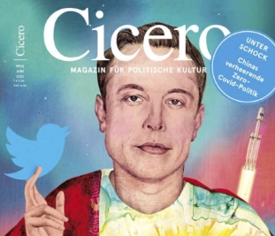 Илон Маск на обложке журнала Cicero (Германия)