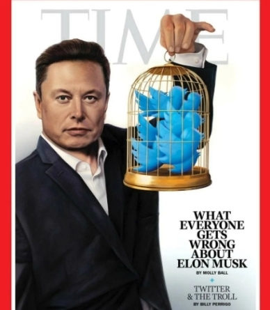 Илон Маск на обложке журнала TIME