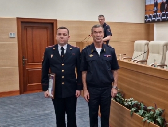 На награждении отличившихся инспекторов ДПС из Тольятти 