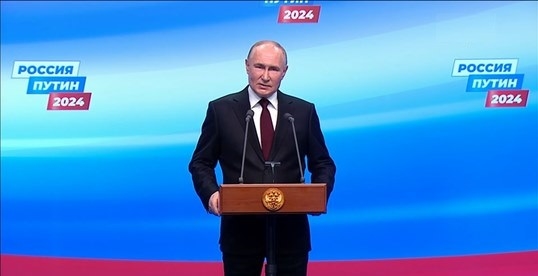 Владимир Путин - победитель президентских выборов в России  