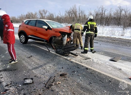 У Чапаевска при столкновении Хедай и Рено пострадали пятеро