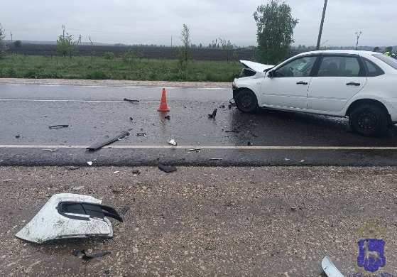 Последствия сегодняшнего ДТП на трассе М-5 Урал