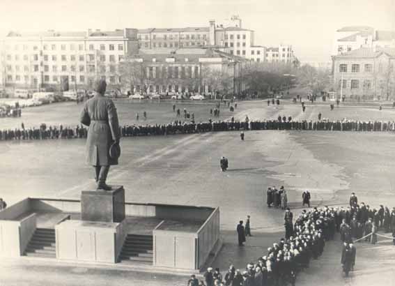 Похороны А.С. Мурысева 15 ноября 1962 г.