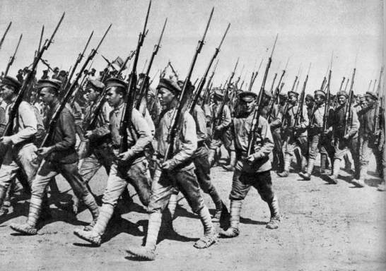 Парад красных частей в Харькове, 1920 год