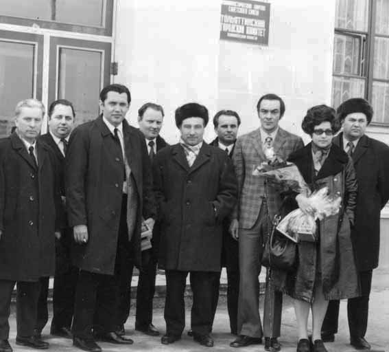 Р. Рождественский, М. Магомаев и др. в Тольятти. 1970-е