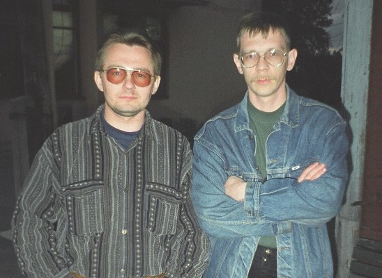 Вячеслав Смирнов и Эдуард Подмарьков, Кингисепп, 1998 г.