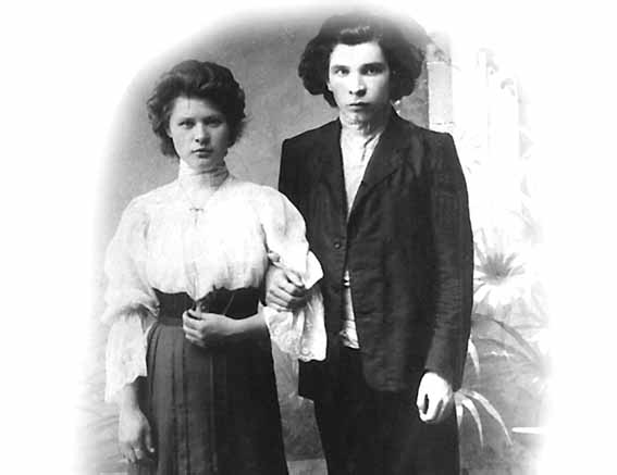 В. Баныкин с женой Варварой