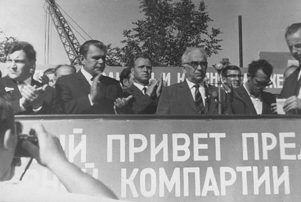 Луиджи Лонго в Тольятти, 21 авг. 1966 г.