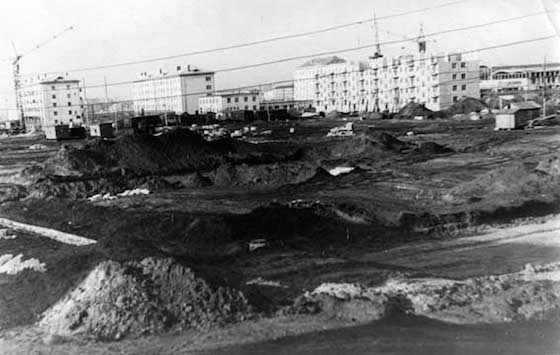 Строительство жилья в районе ВЦМ, 1960-е