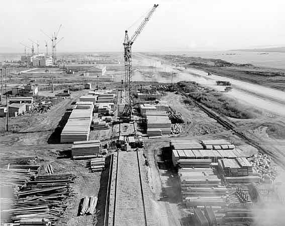 Строится седьмой квартал. Август 1968 года. Фото Г. Нацевского
