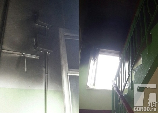 Пожар в доме на улице Глебовской причинил серьезный ущерб
