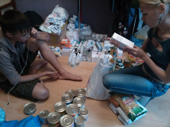 Гуманитарная помощь готовится к отправке в Луганск