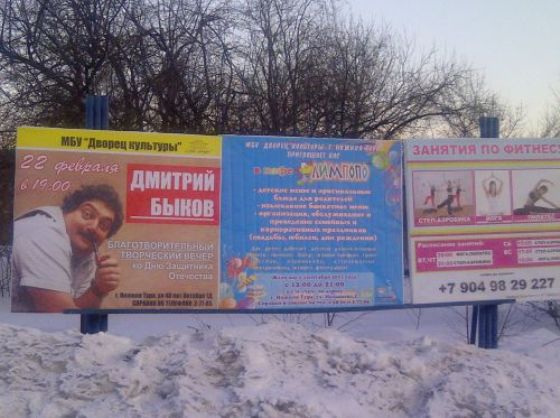 Дмитрий Быков согласился дать концерт в Нижней Туре