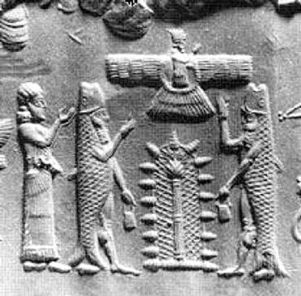 Глиняная табличка времен древнего Вавилона