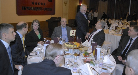 Мэр Тольятти с другими высокими гостями завтрака